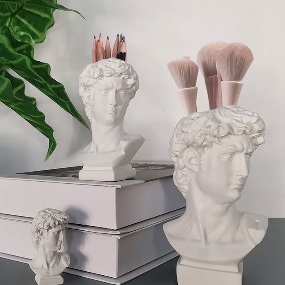 Terracotta Pot - حامل أقلام إبداعي، إناء زهور فني،