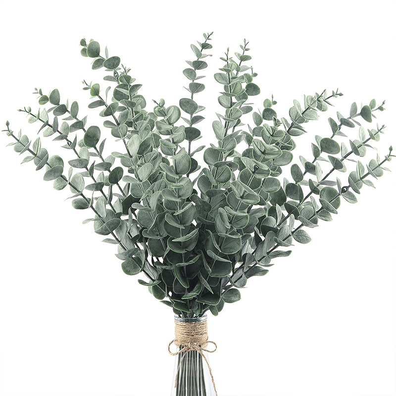 Fiddle Leaf Fig - 20 قطعة سيقان الأوكالبتوس الاصطناعية يترك