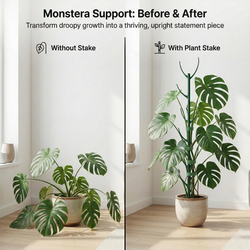 Plant Support Stake - دعامات نبات المونستيرا: 5 دعامات ولفة