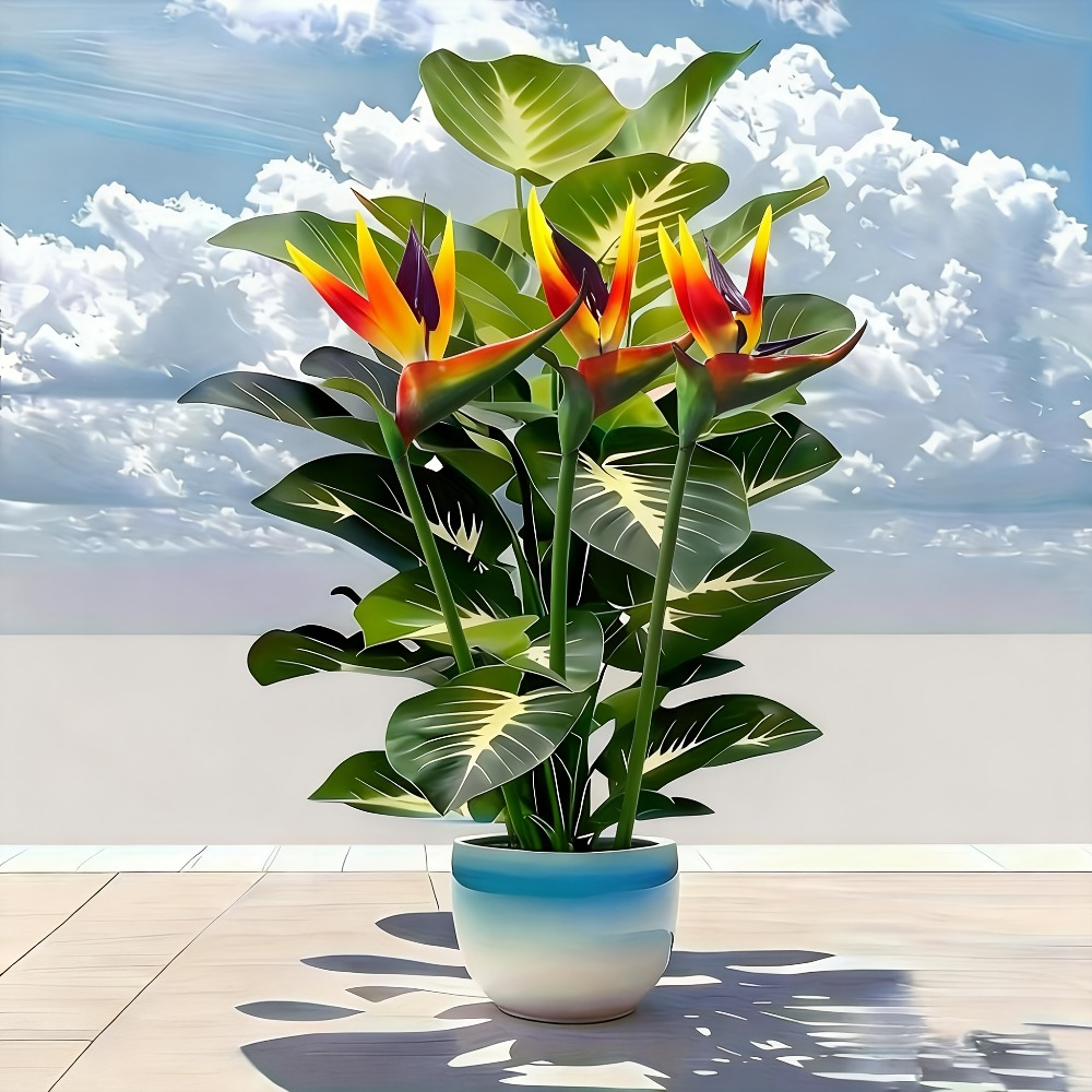 Fiddle Leaf Fig - نباتات طائر الجنة والبوثوس الاصطناعية للديكور
