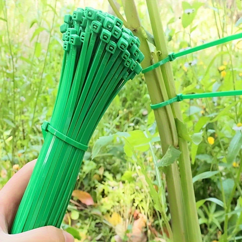 Plant Pot - 100 قطعة من رباطات الحدائق، لربط