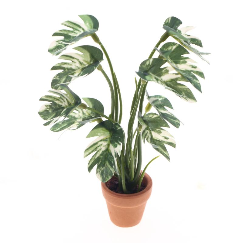 Plant Pot - جديد. نموذج نبات مونستيرا أخضر محاكي
