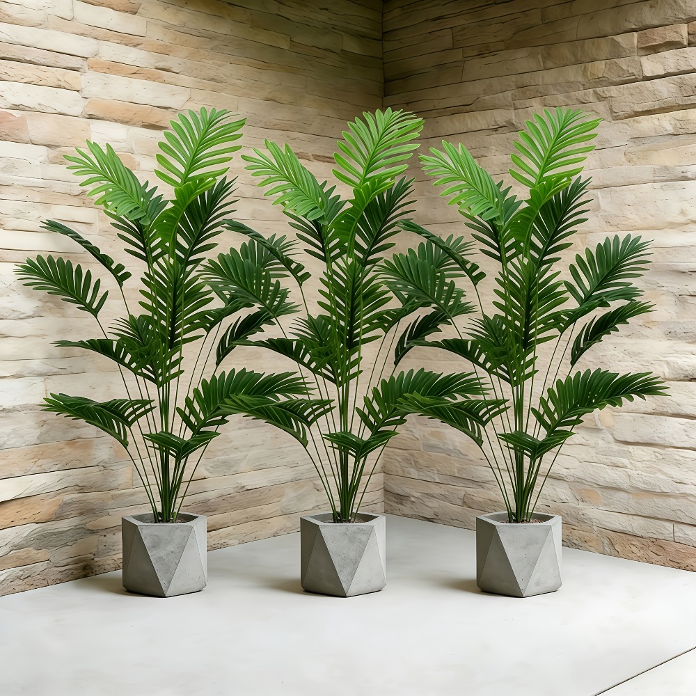 Fiddle Leaf Fig - 1 قطعة شجرة نخيل صناعية كبيرة