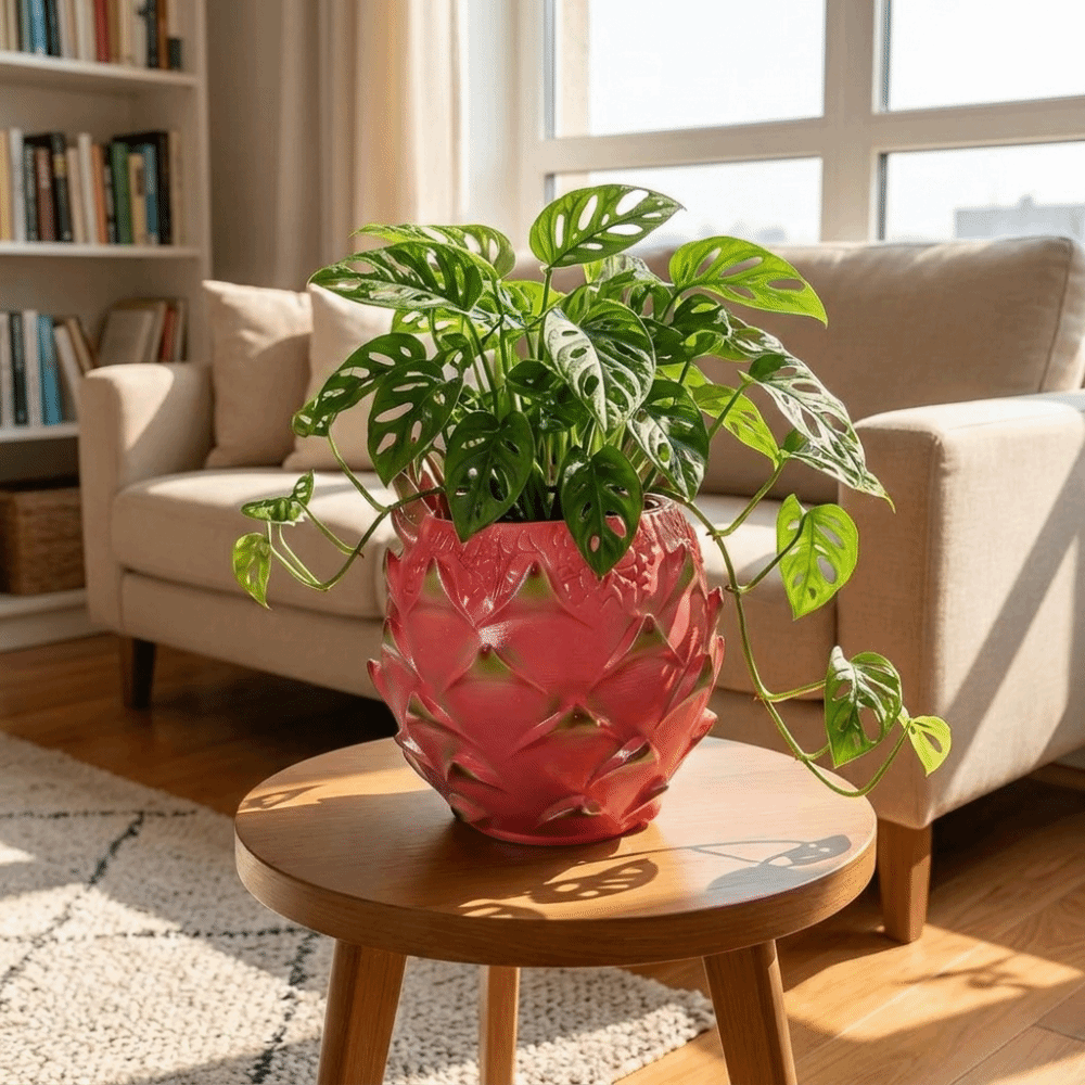مزهرية فاكهة التنين الإبداعية  - مراجعة Snake Plant Ceramic وسعره