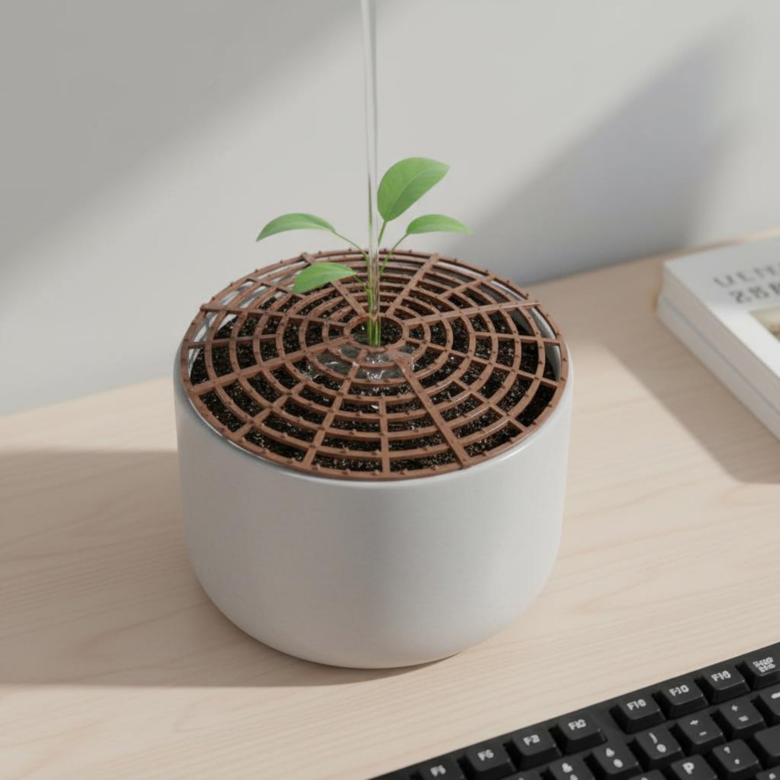 غطاء تربة وعاء النباتات المقاو - مراجعة The Plant Parent وسعره