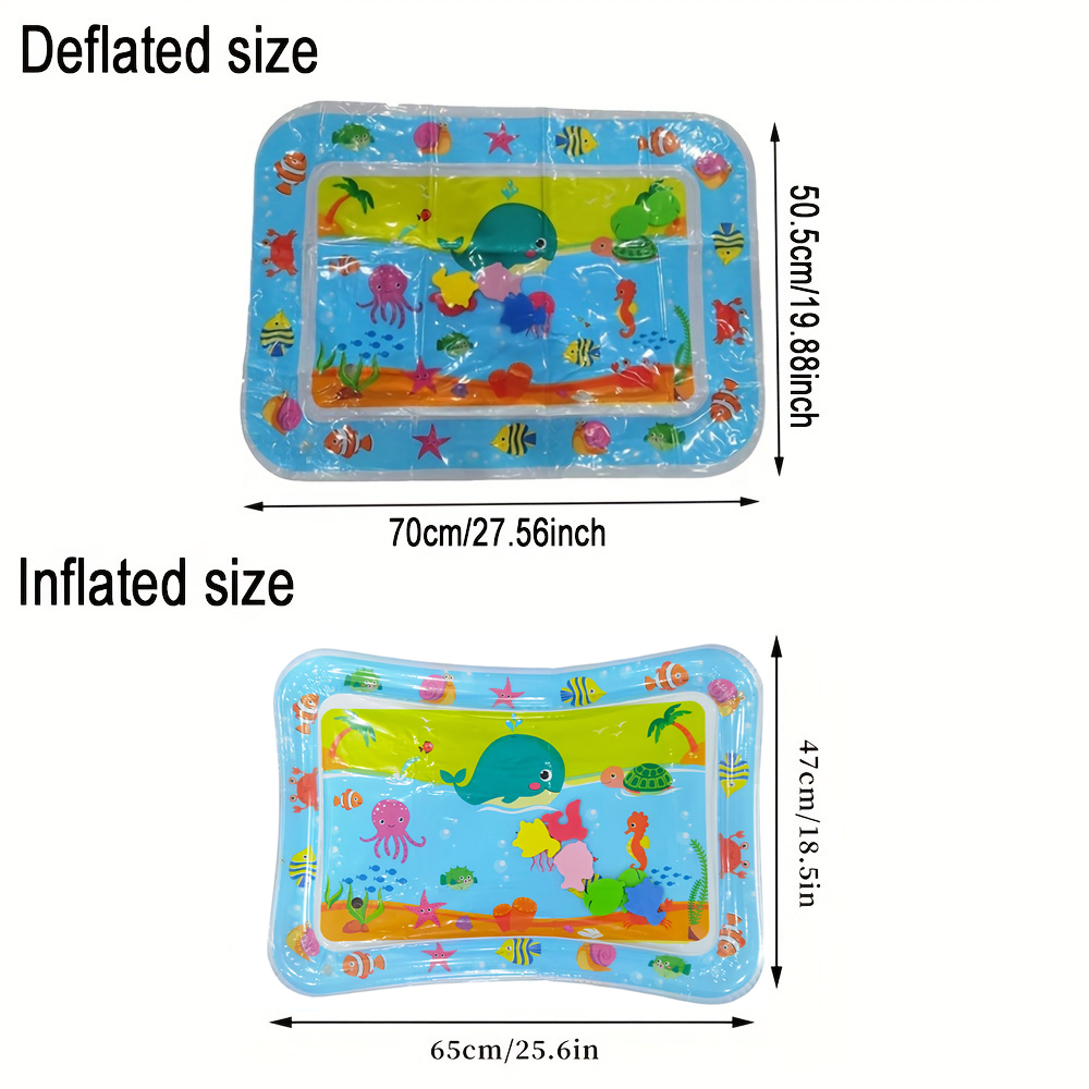 1 قطعة الحوت الأزرق نفخ بولي ك - مراجعة Repotting Mat وسعره