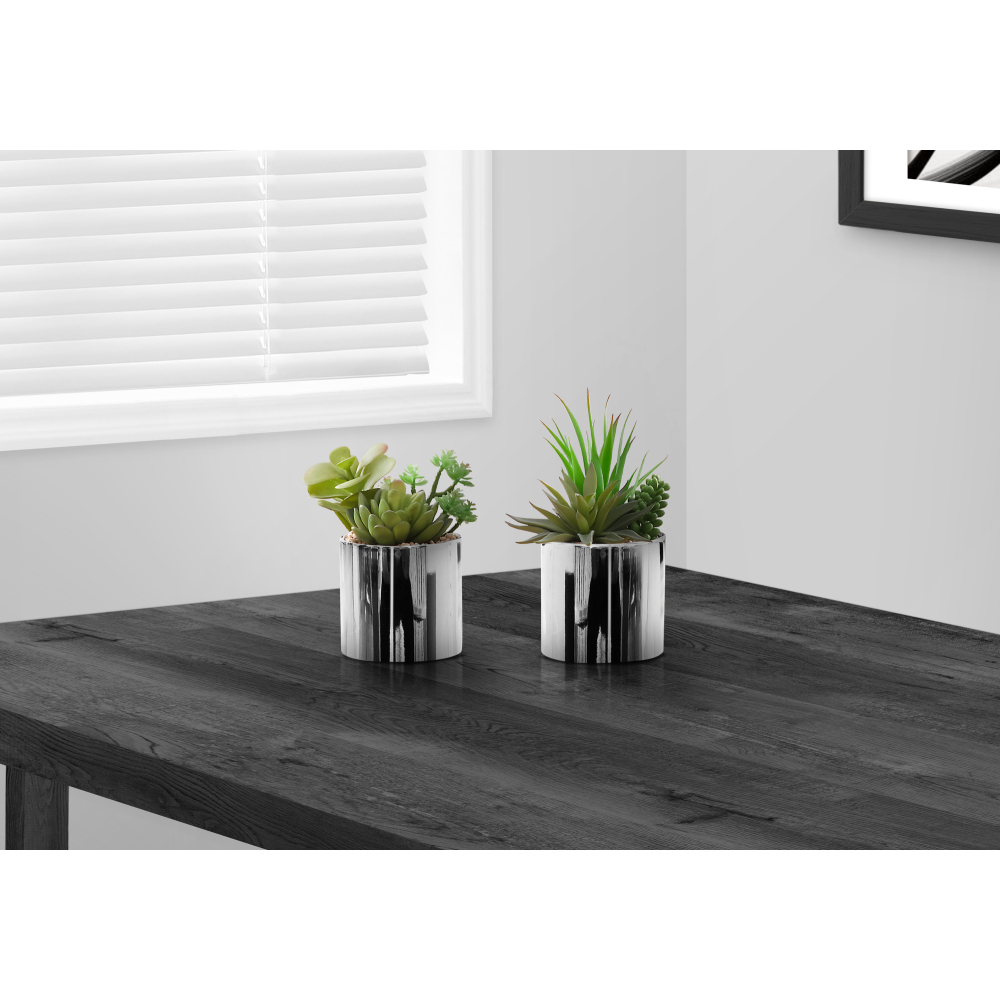 مجموعة من نباتين صناعيين، نبات - مراجعة Succulent Set وسعره
