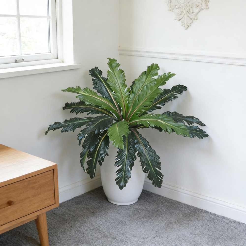 أوراق نباتات اصطناعية استوائية - مراجعة Snake Plant وسعره