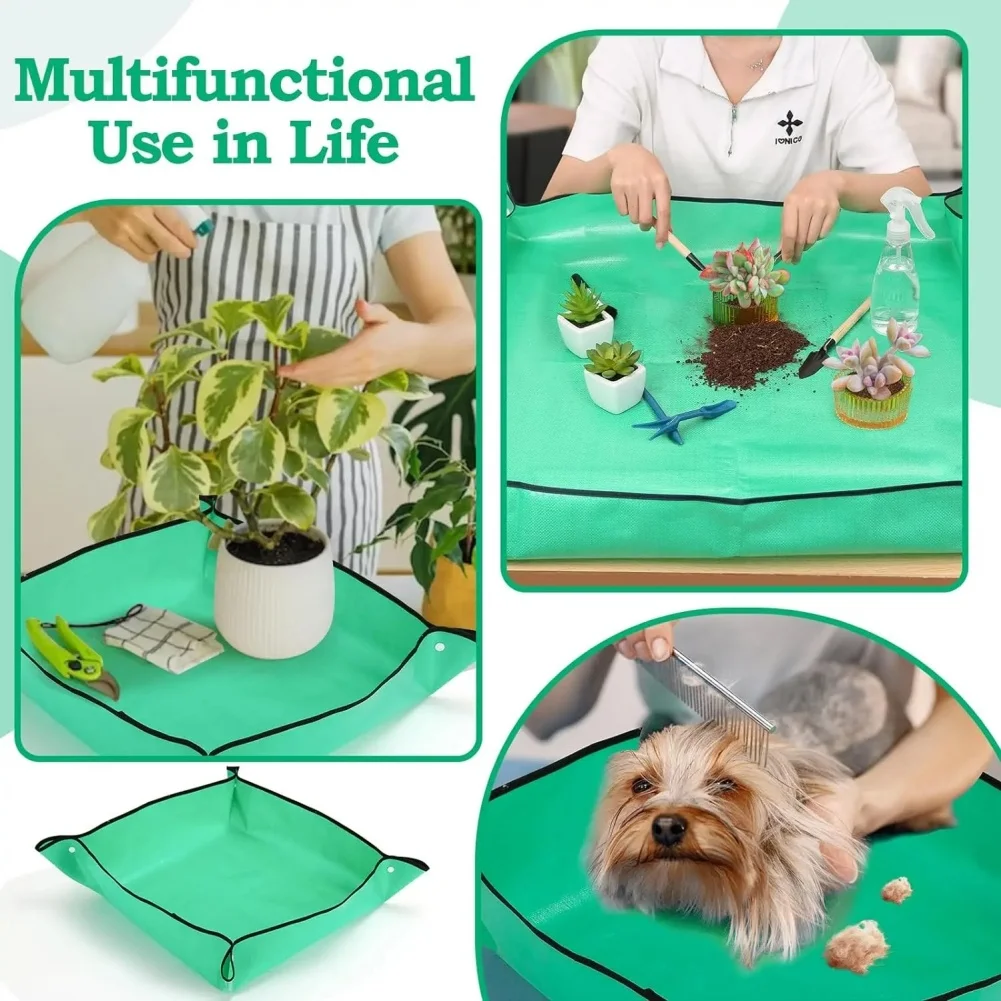 1 حصيرة زراعة 50 + + + + + وسا - مراجعة Repotting Mat وسعره