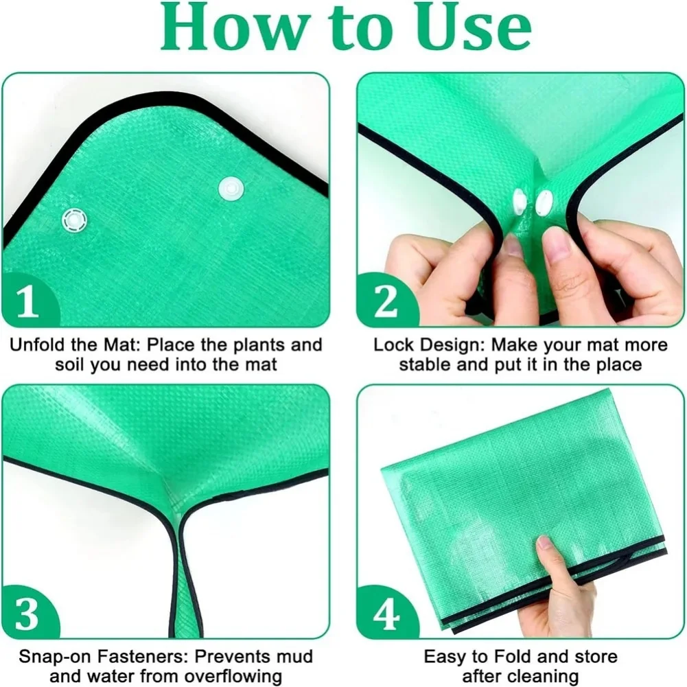 1 حصيرة زراعة 50 + + + + + وسا - مراجعة Repotting Mat وسعره