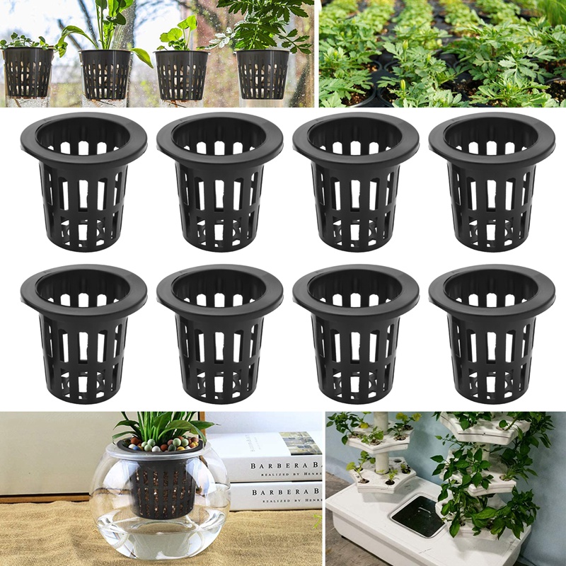 100 قطعة من أوعية الشبك بفتحات - مراجعة Plant Pot وسعره