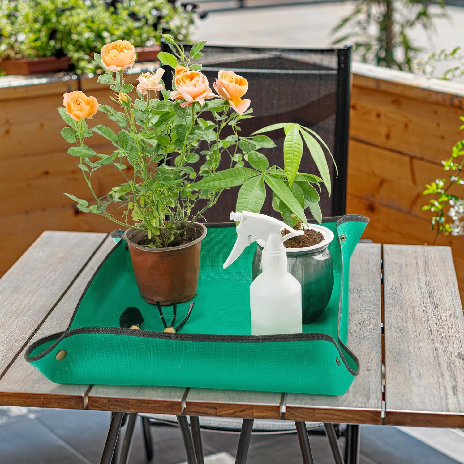 حصيرة زراعة مربعة مقاومة للماء - مراجعة Repotting Mat وسعره