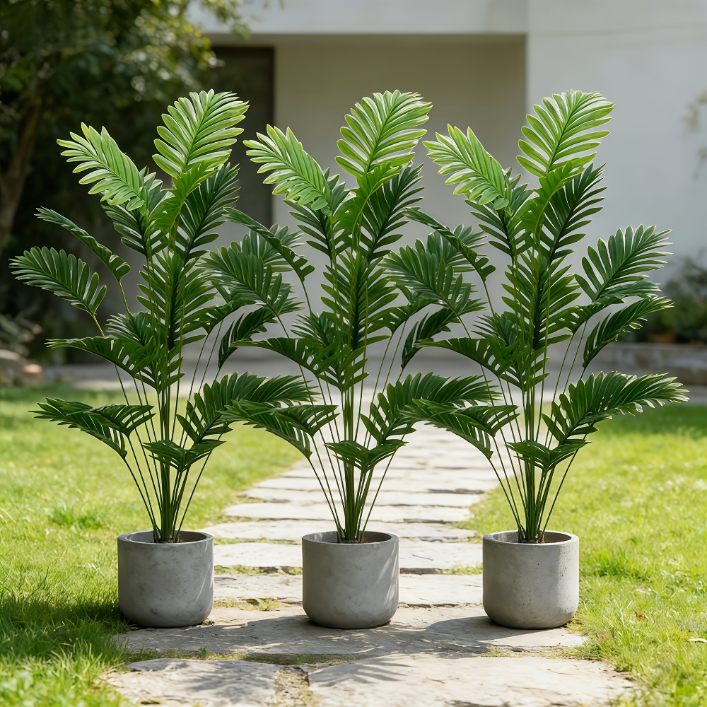 1 قطعة شجرة نخيل صناعية كبيرة  - مراجعة Fiddle Leaf Fig وسعره