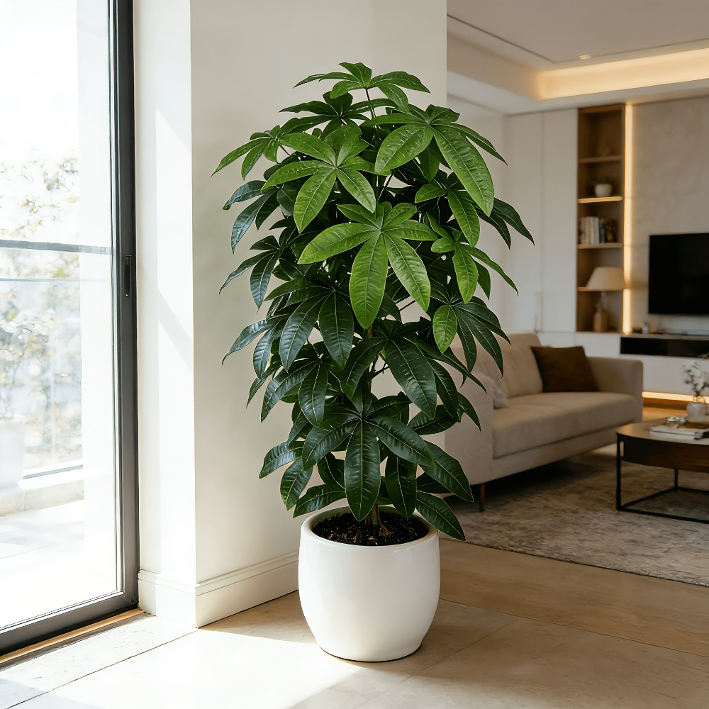 شجرة المال الاصطناعية (باشيرا  - مراجعة Fiddle Leaf Fig وسعره